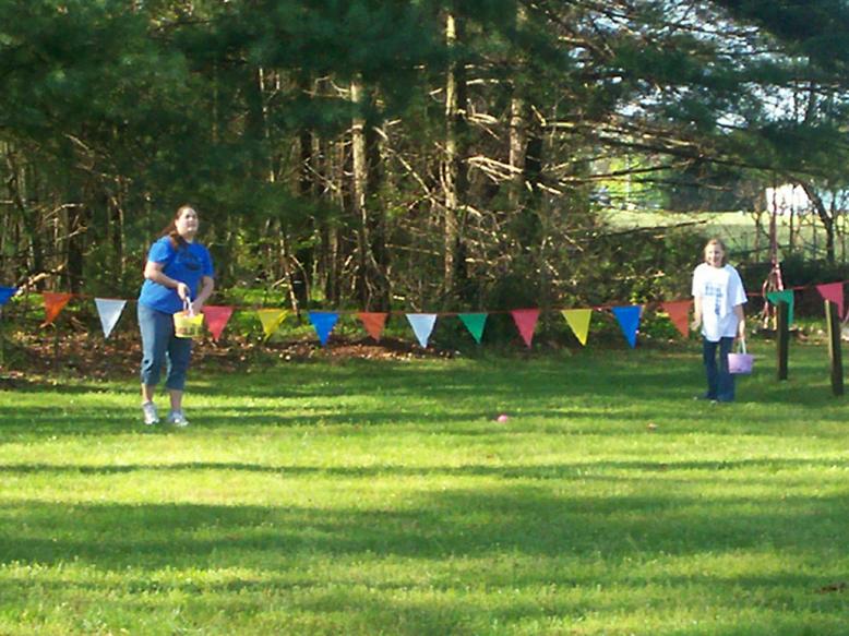 Easter Egg Hunt 09 Olivia and Amber