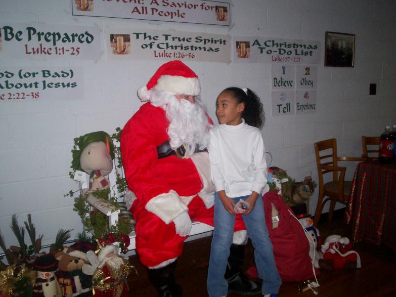 Mkenna and Santa 2008